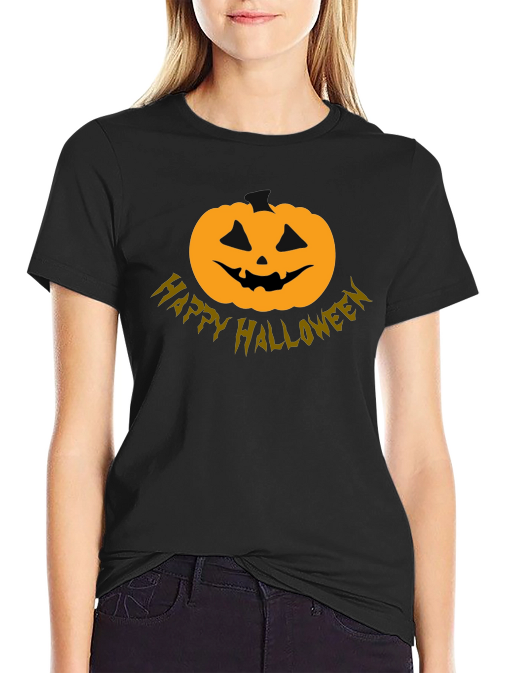 Halloween Pumpkin T-Shirt - Spooky Season Style!