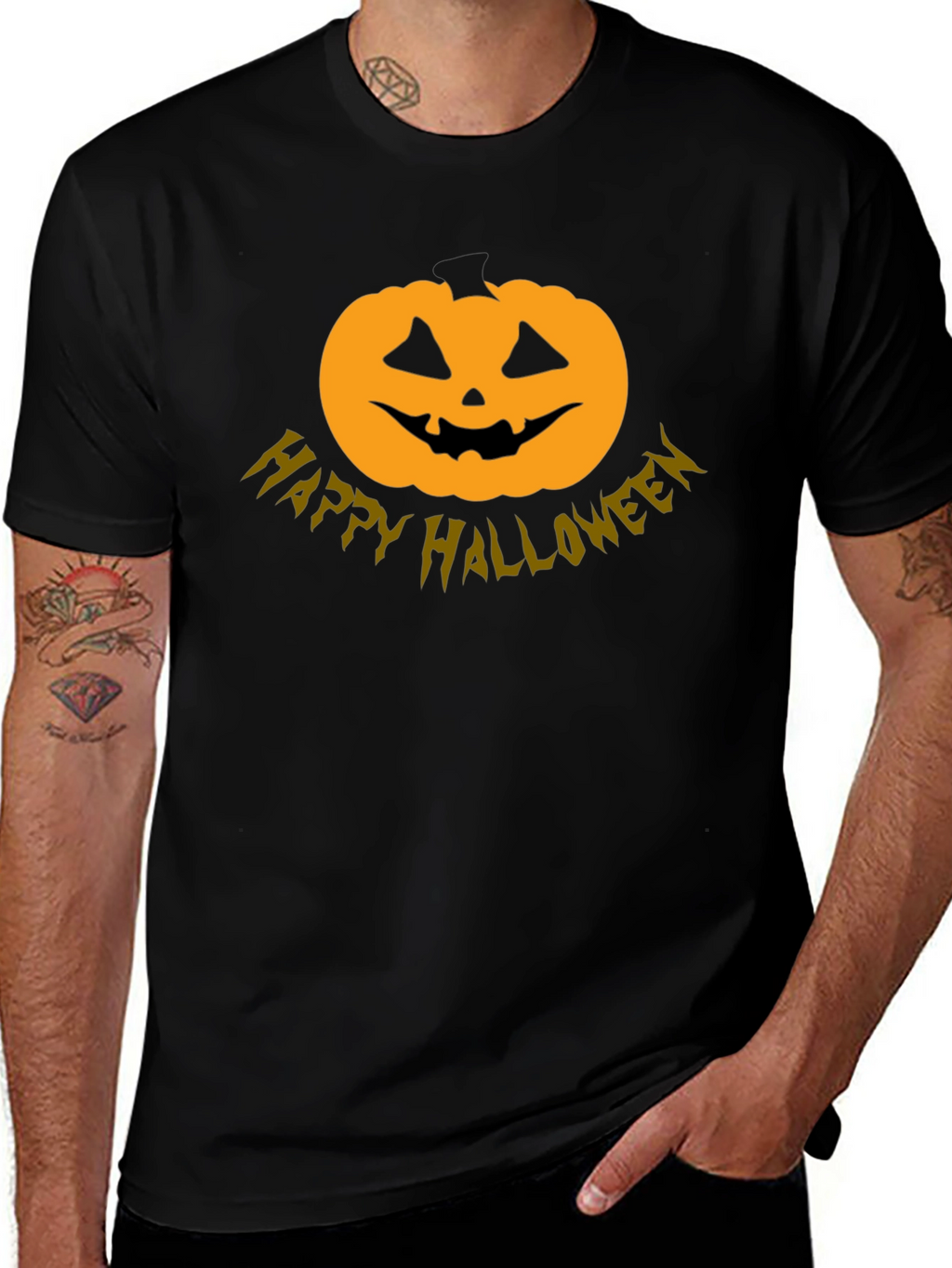 Halloween Pumpkin T-Shirt - Spooky Season Style!