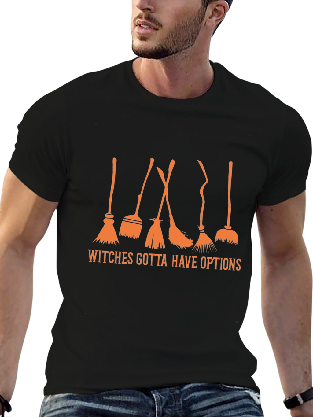 Witches Gotta Have Options Black T-Shirt