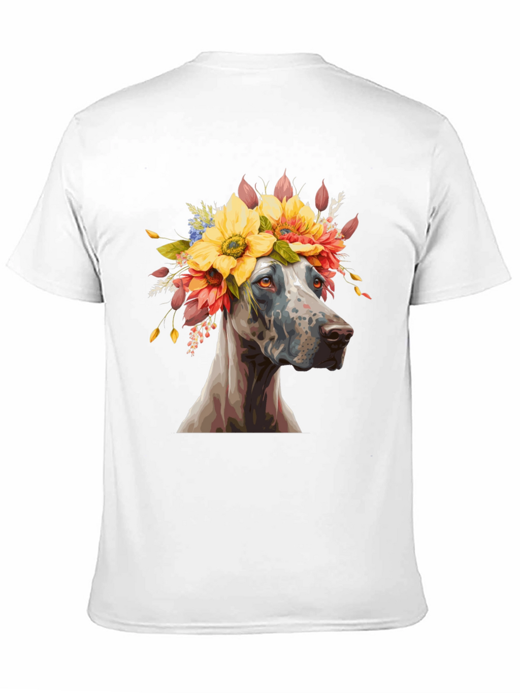 Dog with Flower Crown T-Shirt