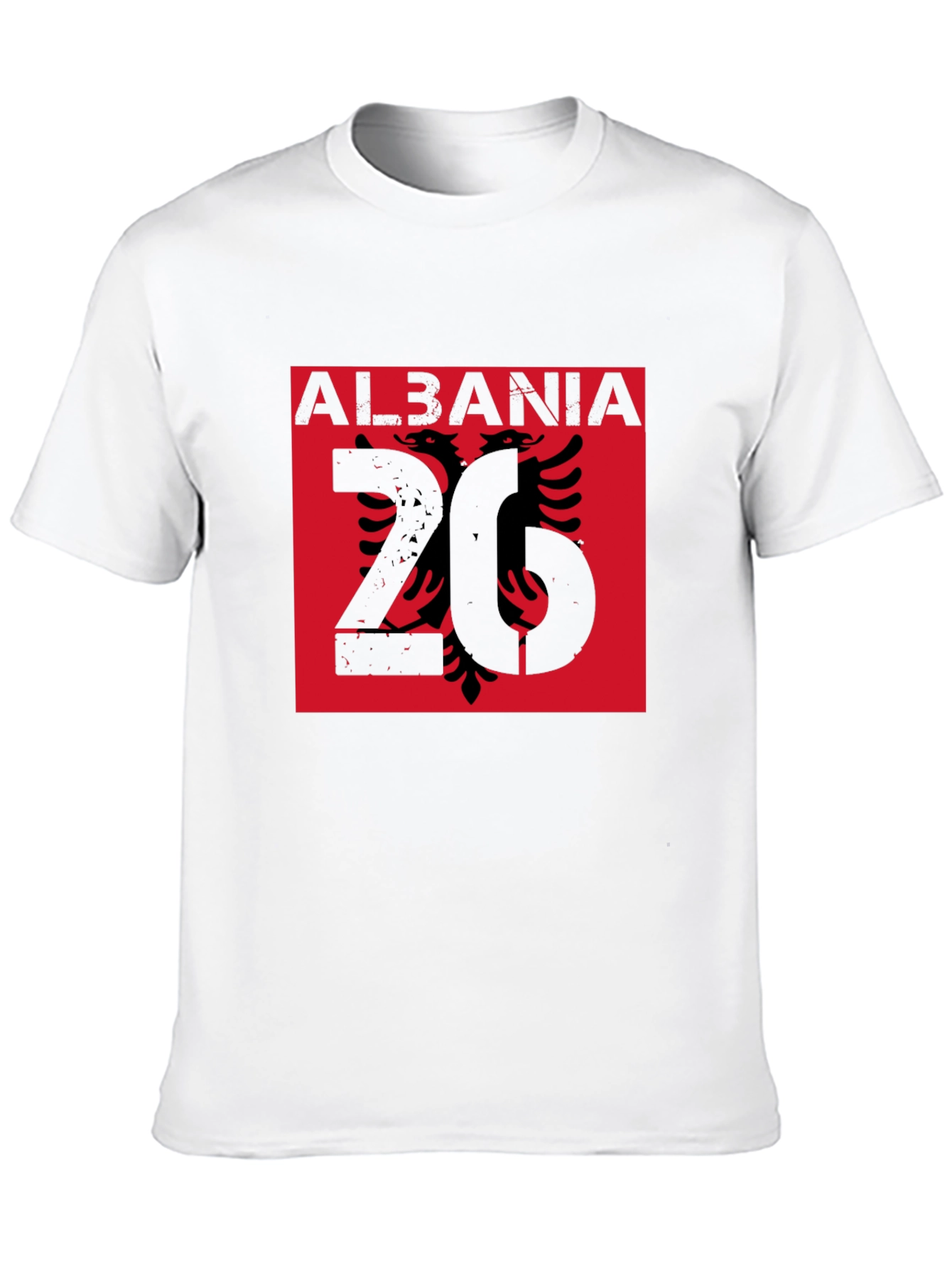 Albania Eagle Graphic Tee - Black