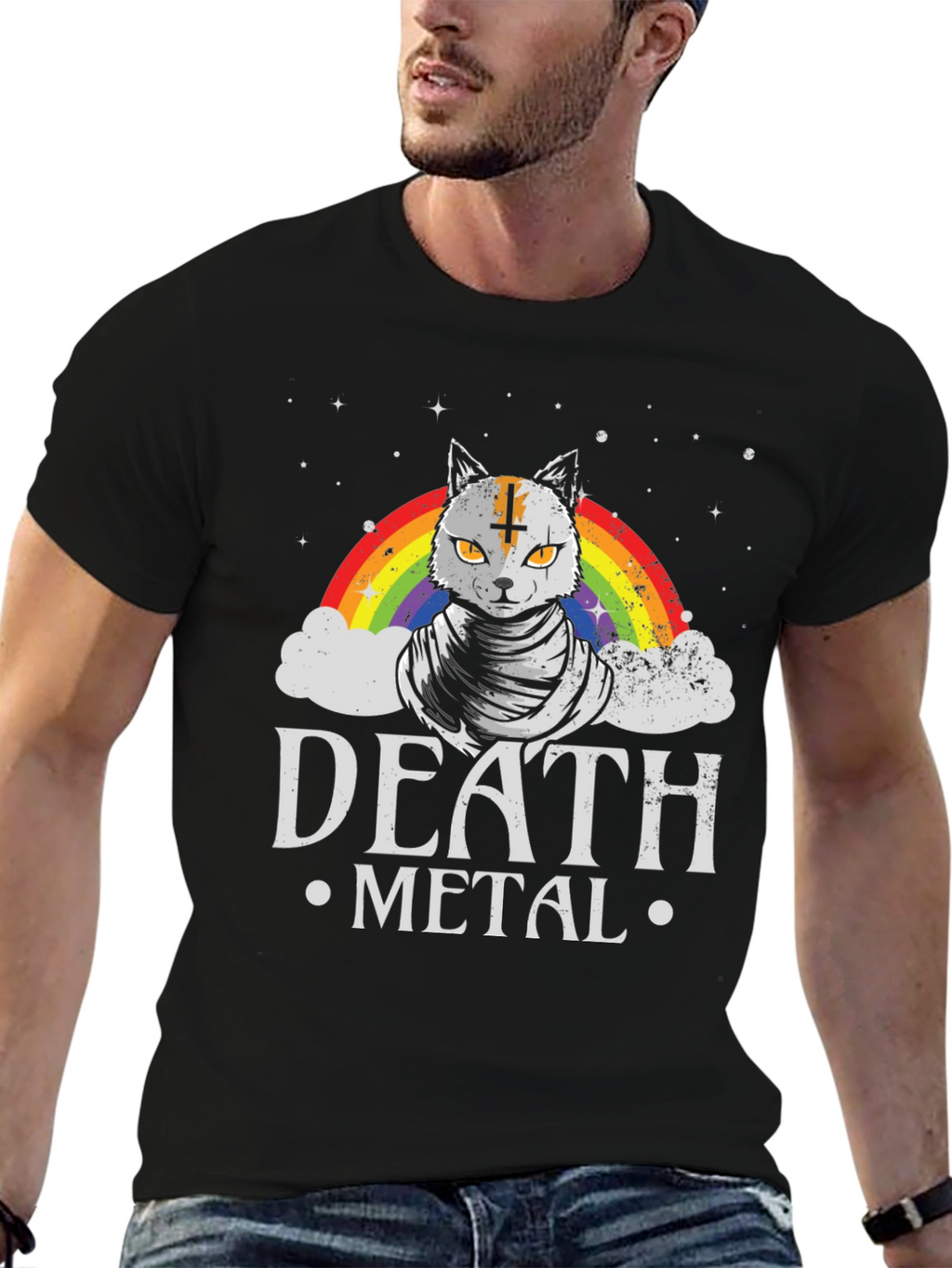 Death Metal Cat T-Shirt