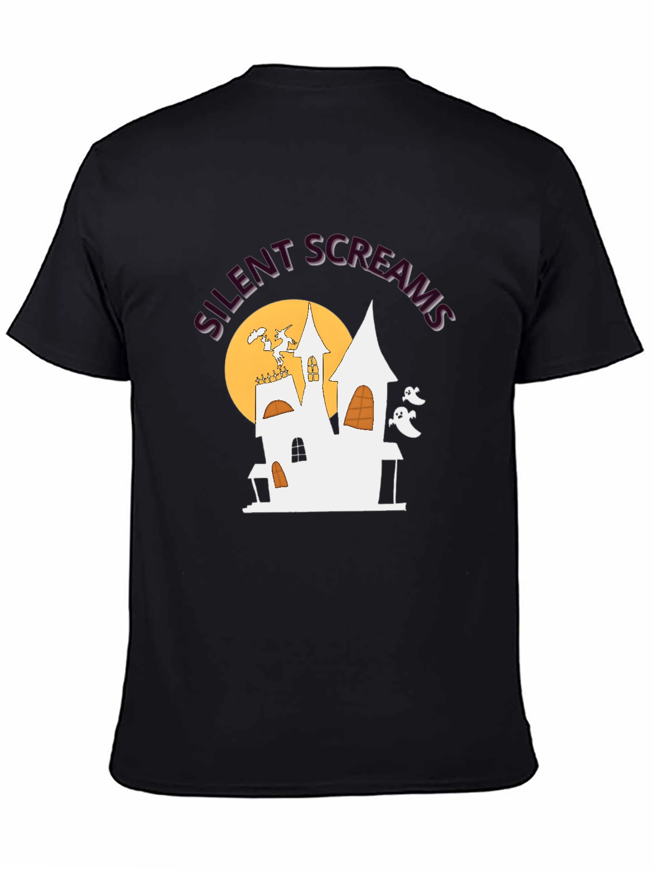 Silent Screams Haunted House T-Shirt - Halloween