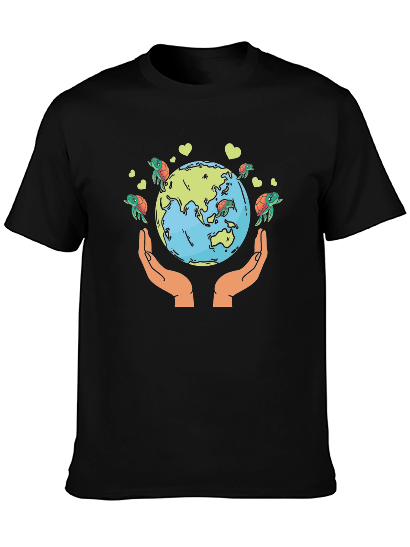 Save the Earth Turtle Graphic Tee