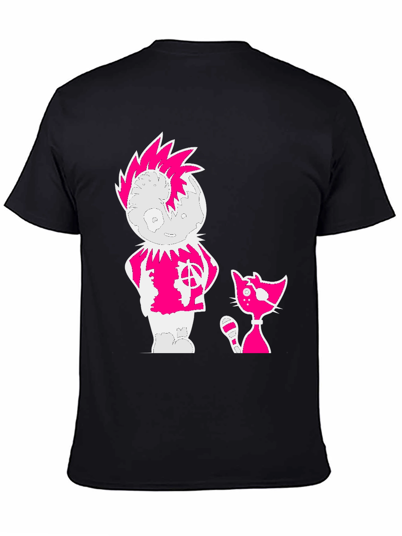 Punk Cartoon Graphic Tee
