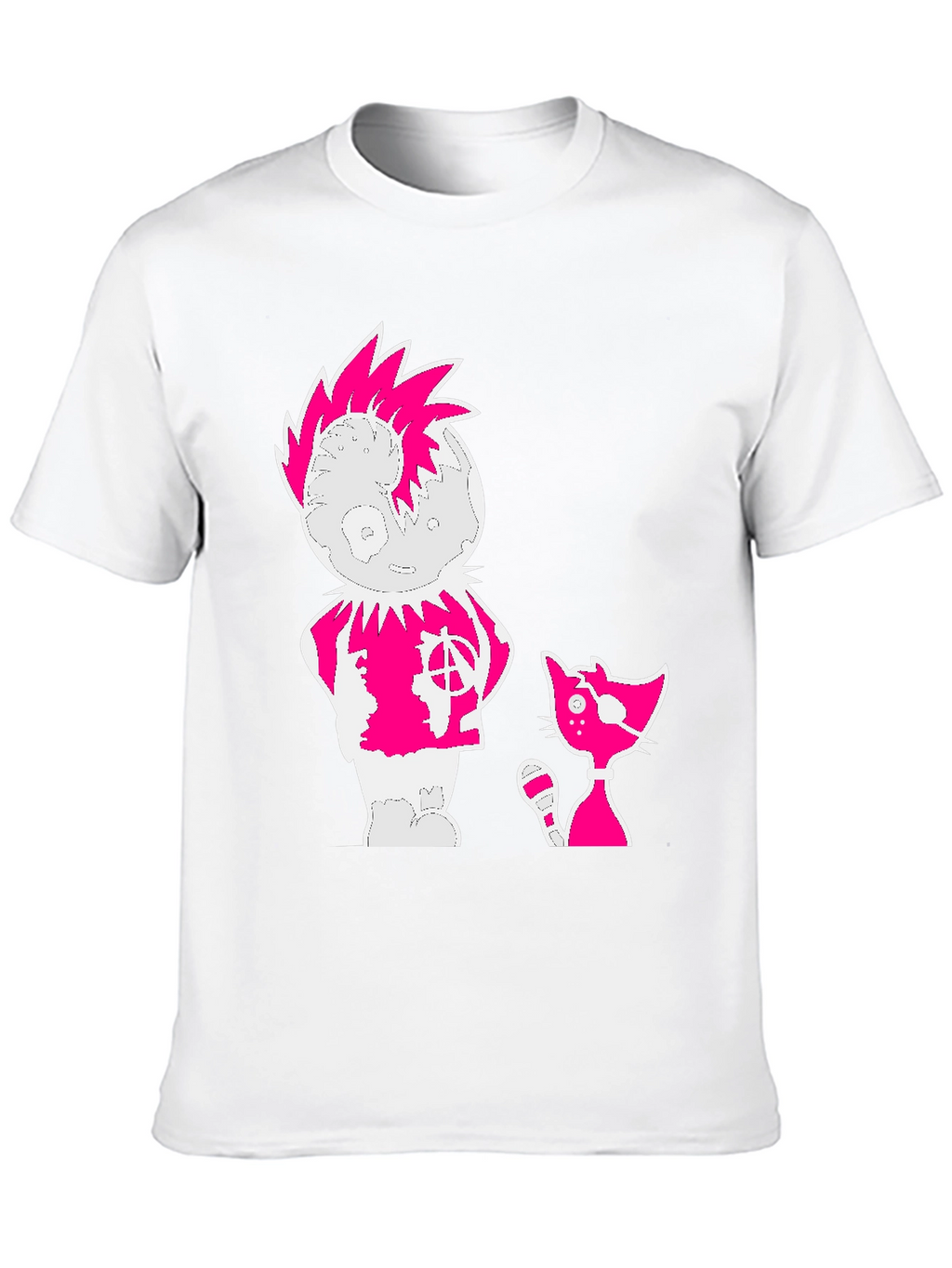 Punk Cartoon Graphic Tee