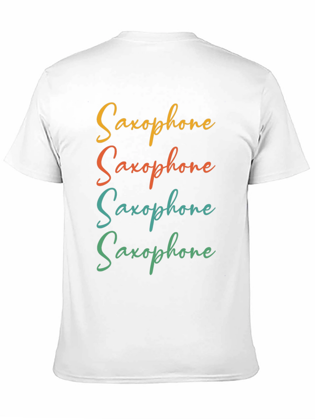 Saxophone Graphic Tee - Retro Musical Instrument T-Shirt