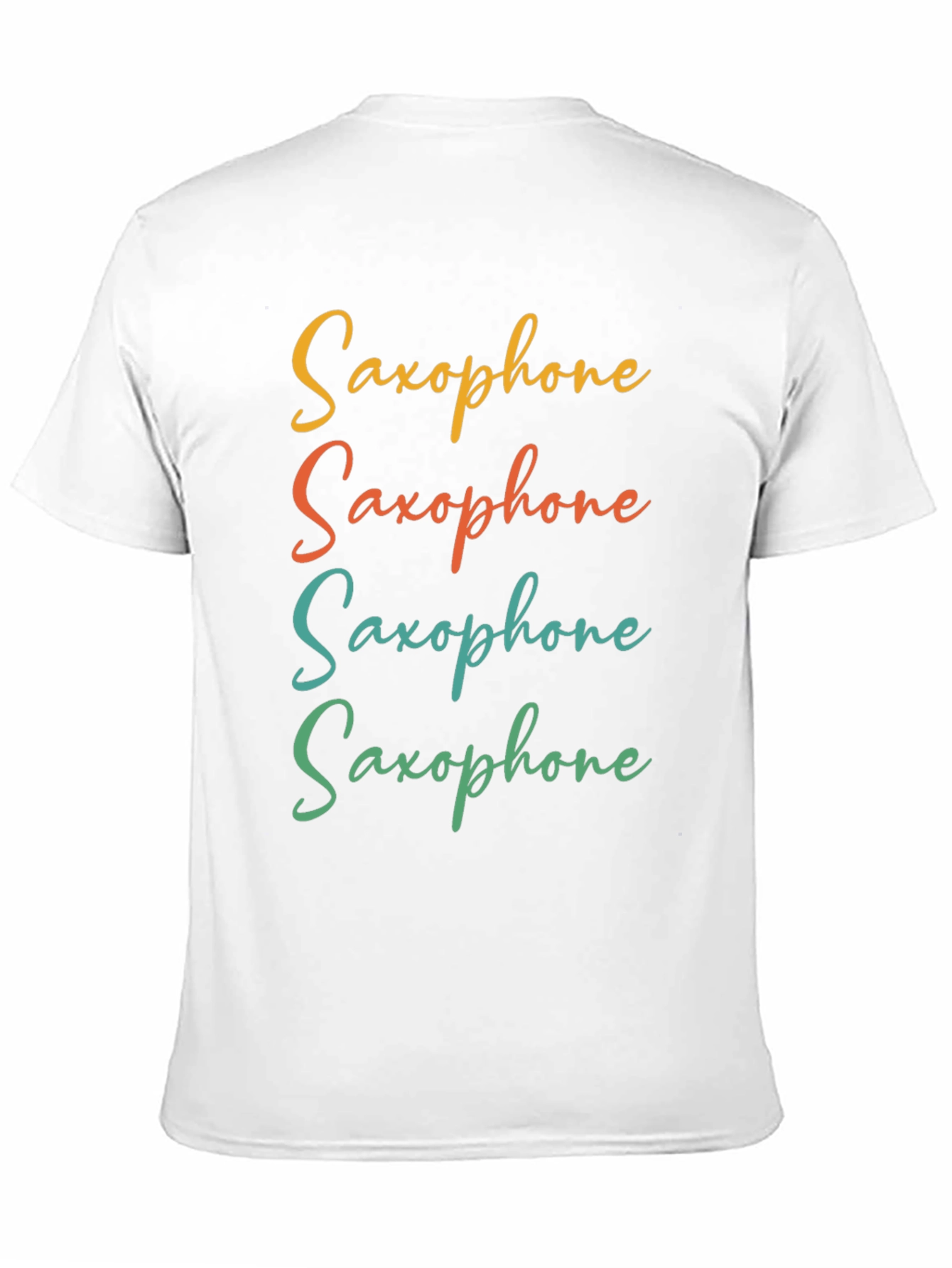 Saxophone Graphic Tee - Retro Musical Instrument T-Shirt
