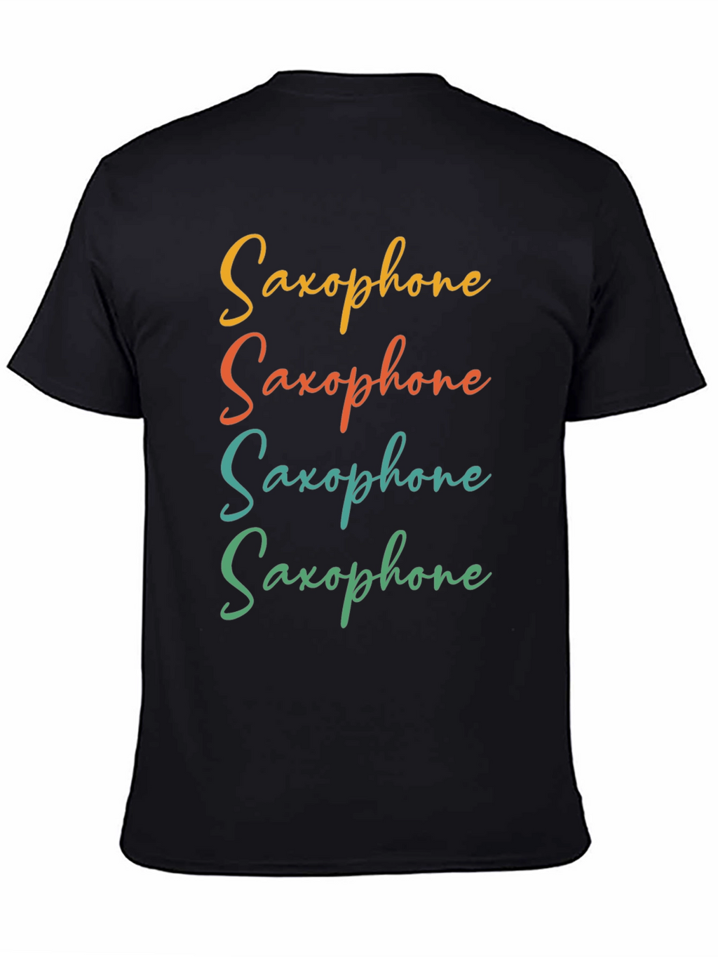 Saxophone Graphic Tee - Retro Musical Instrument T-Shirt