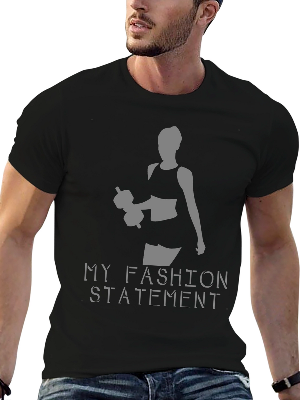 My Fashion Statement Black T-Shirt