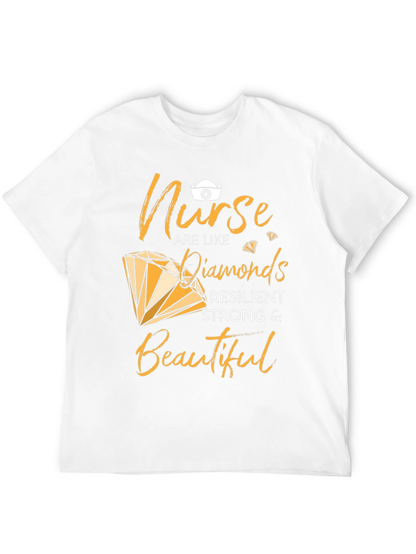 Nurse Diamond T-Shirt - Resilient Strong & Beautiful