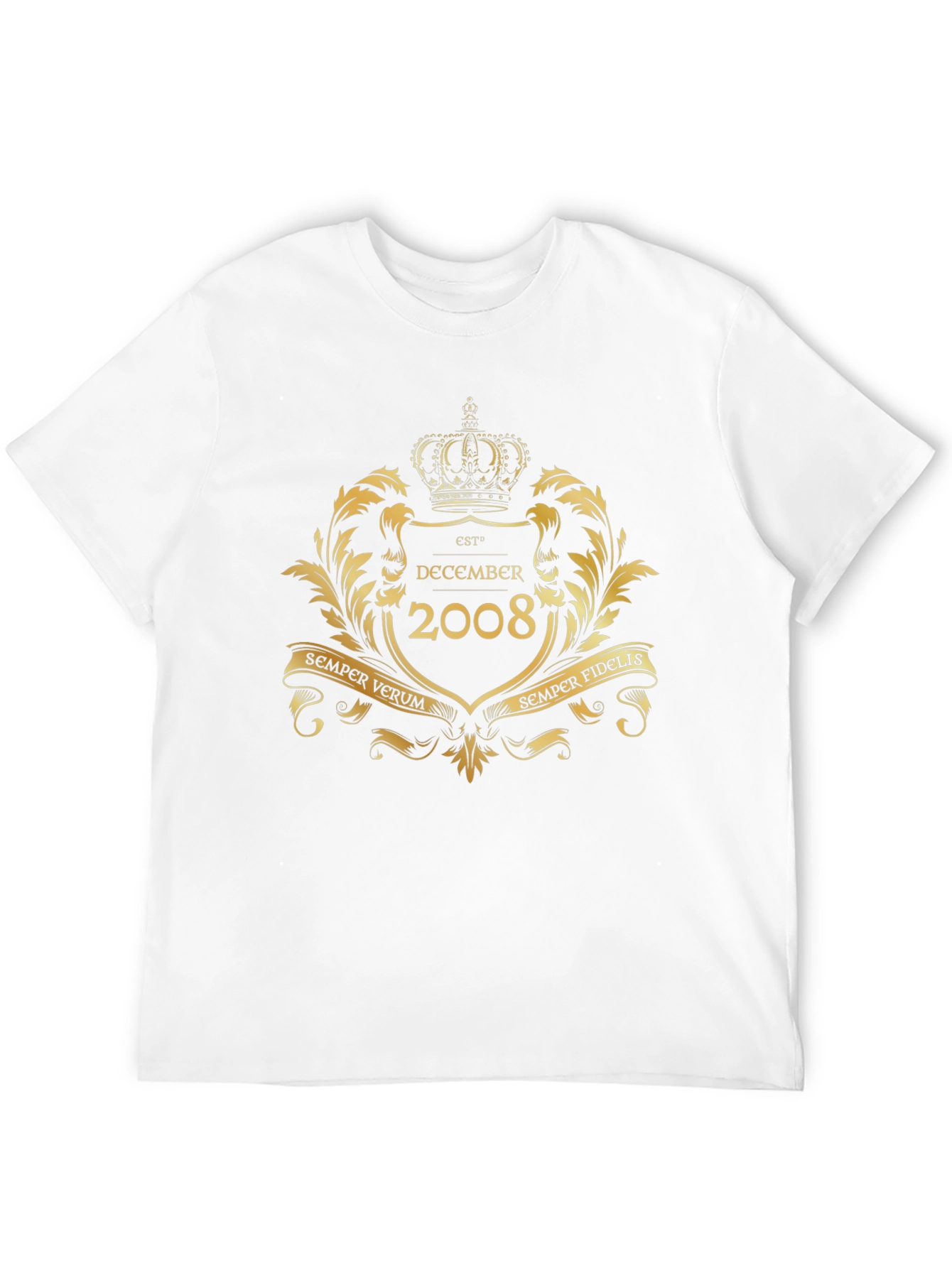Est. December 2008 Black T-Shirt