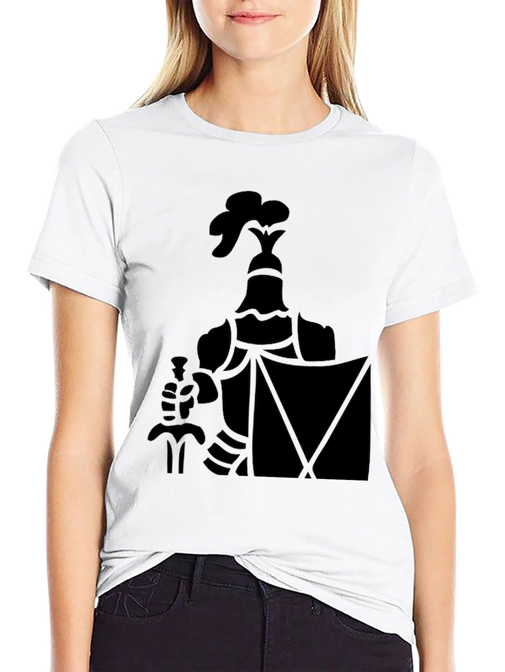 Black Knight Graphic Tee - Bold & Stylish