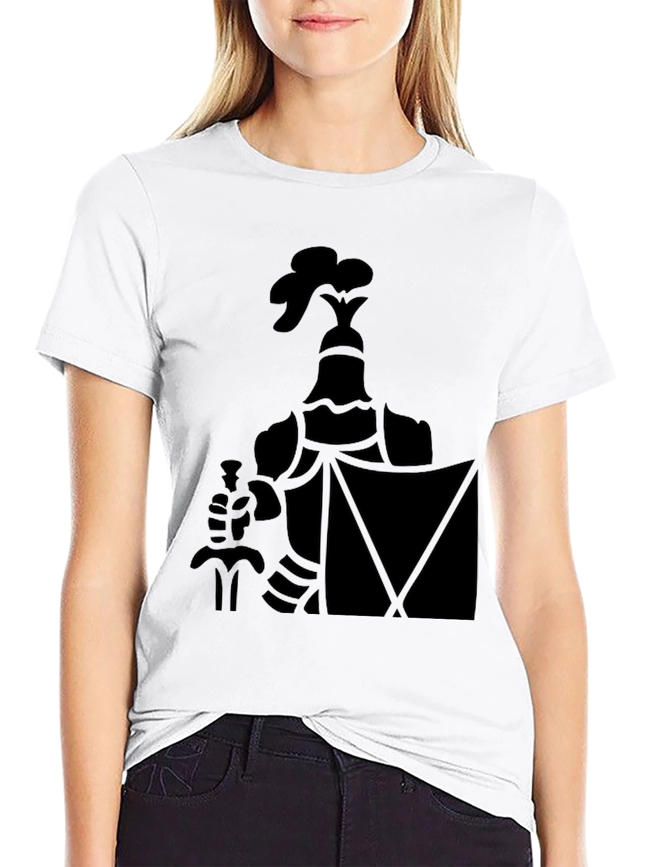 Black Knight Graphic Tee - Bold & Stylish