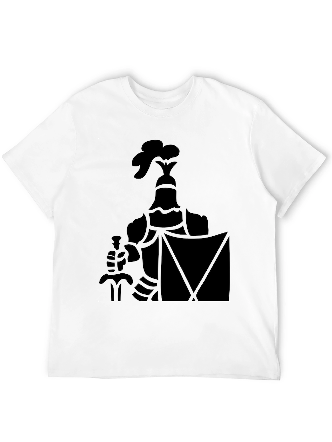 Black Knight Graphic Tee - Bold & Stylish