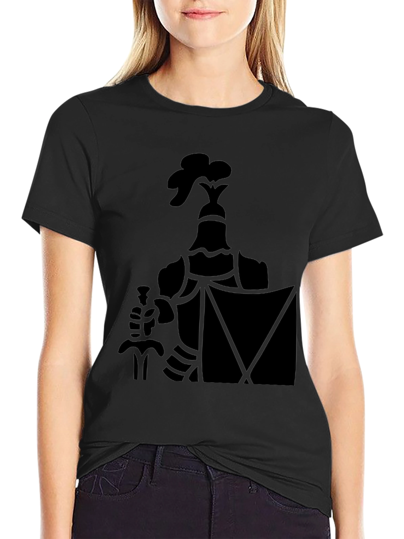 Black Knight Graphic Tee - Bold & Stylish
