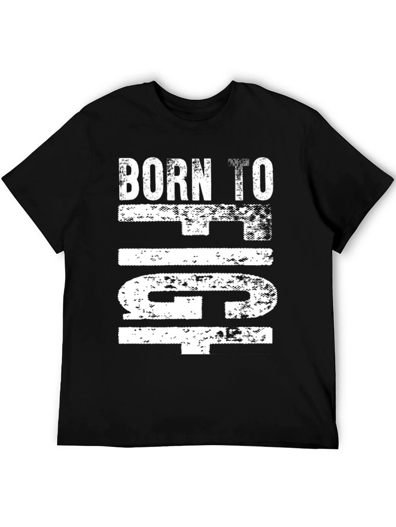 Born To Fight Graphic T-Shirt - Black
