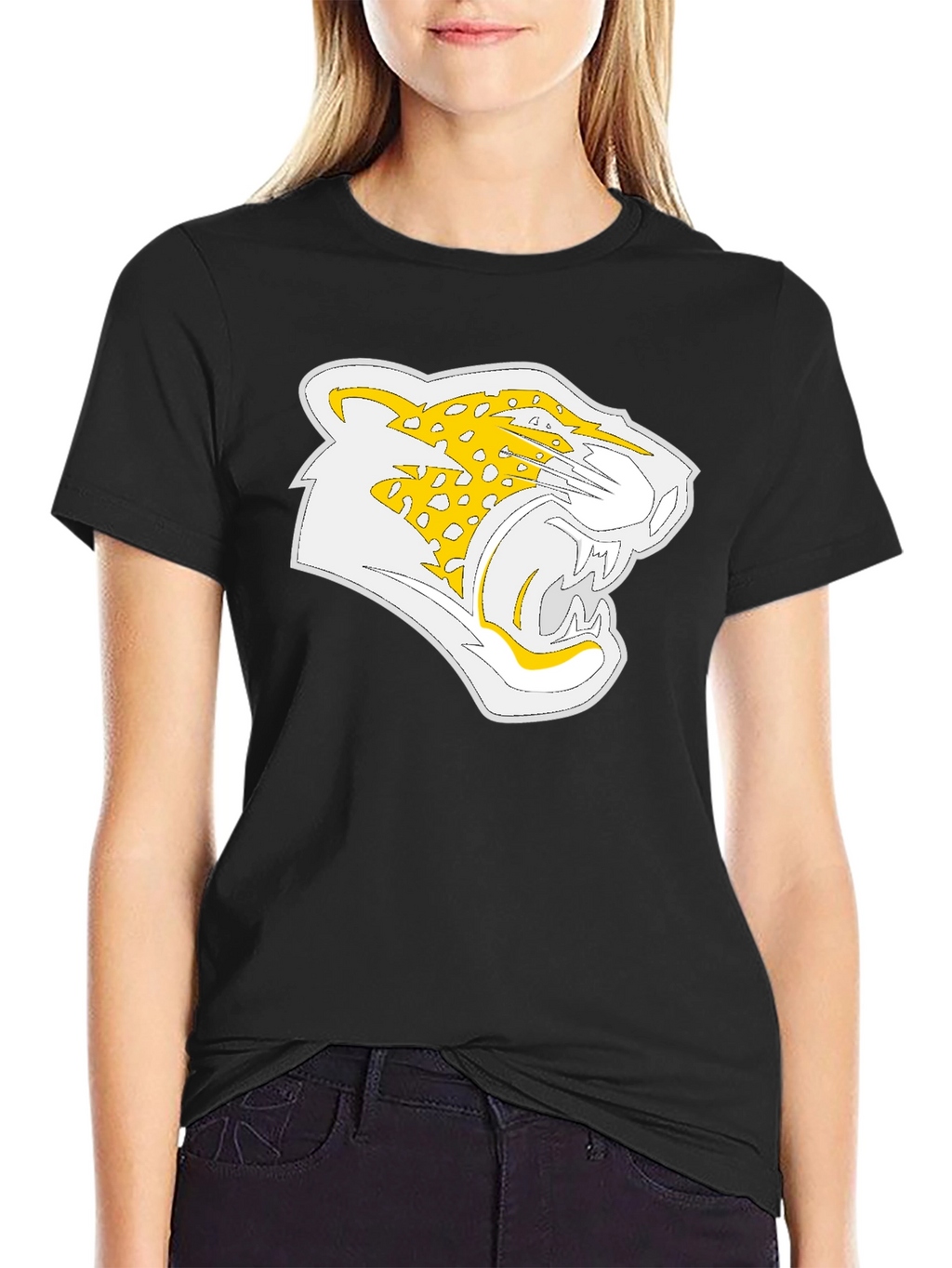 Jaguar Graphic Black T-Shirt