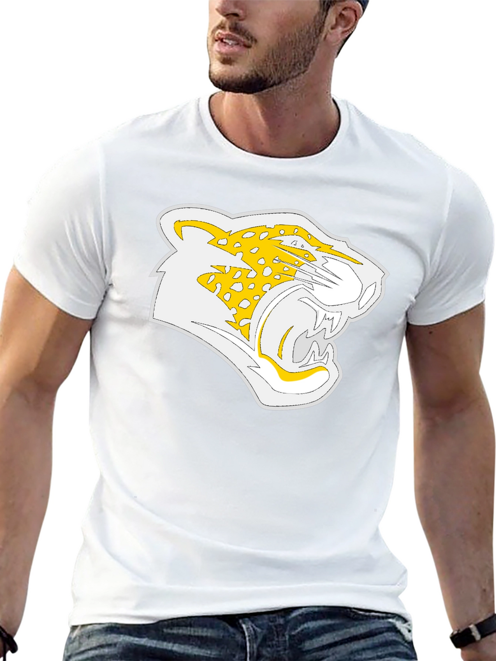 Jaguar Graphic Black T-Shirt