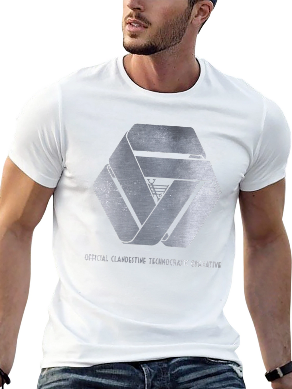 Official Clandestine Technocratic Operative Graphic Tee