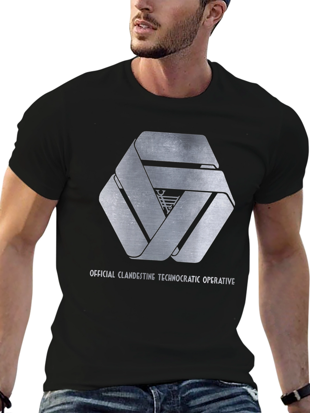 Official Clandestine Technocratic Operative Graphic Tee