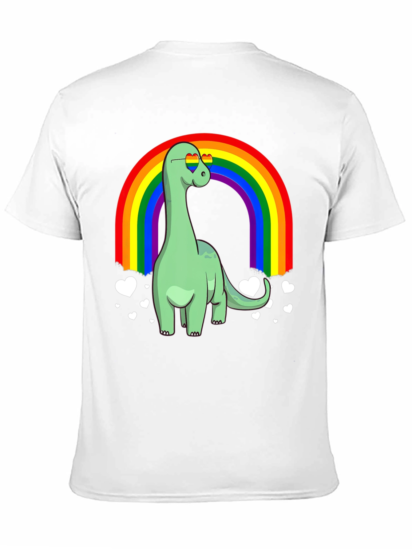 Dino Rainbow Pride T-Shirt