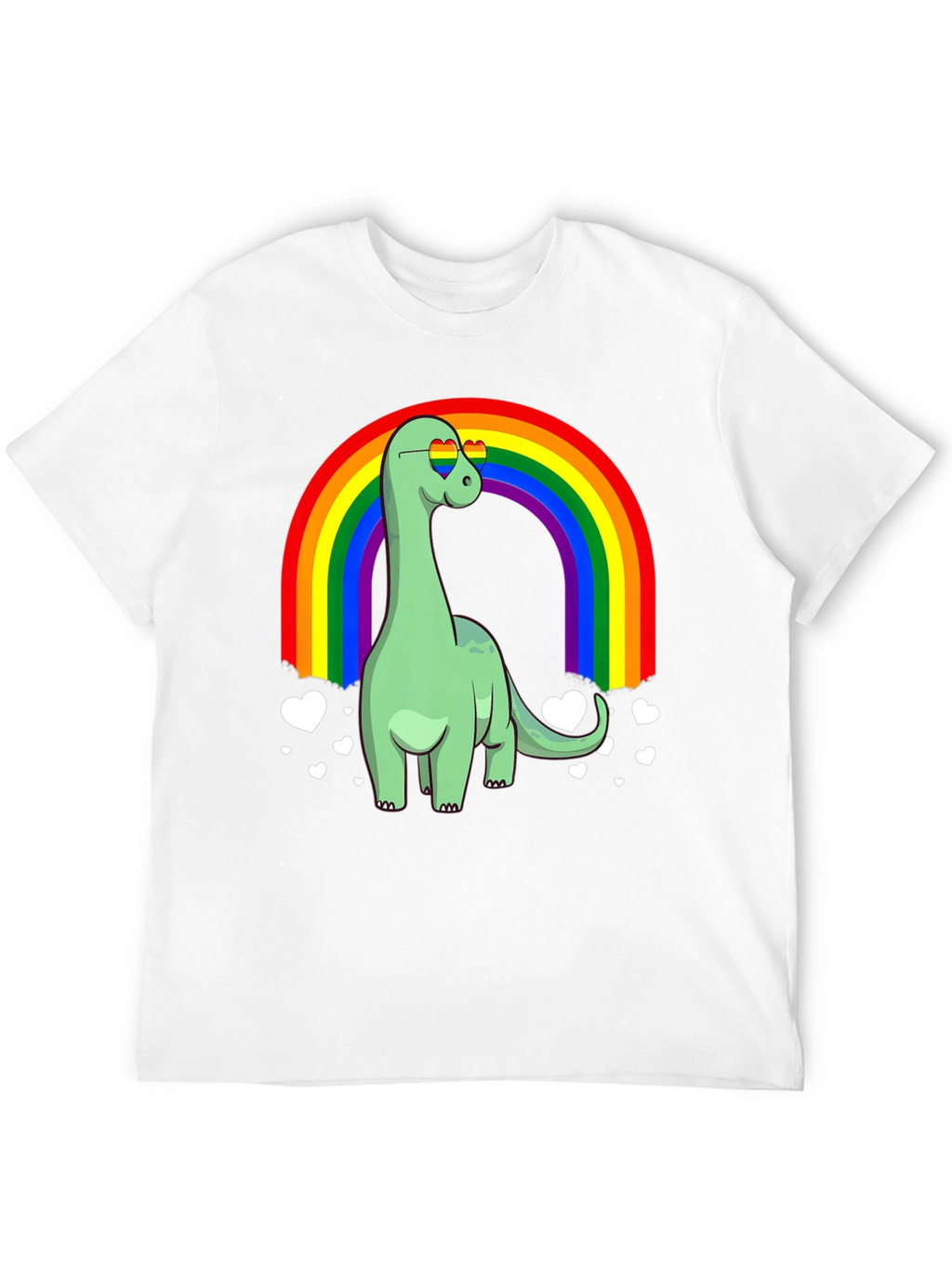 Dino Rainbow Pride T-Shirt