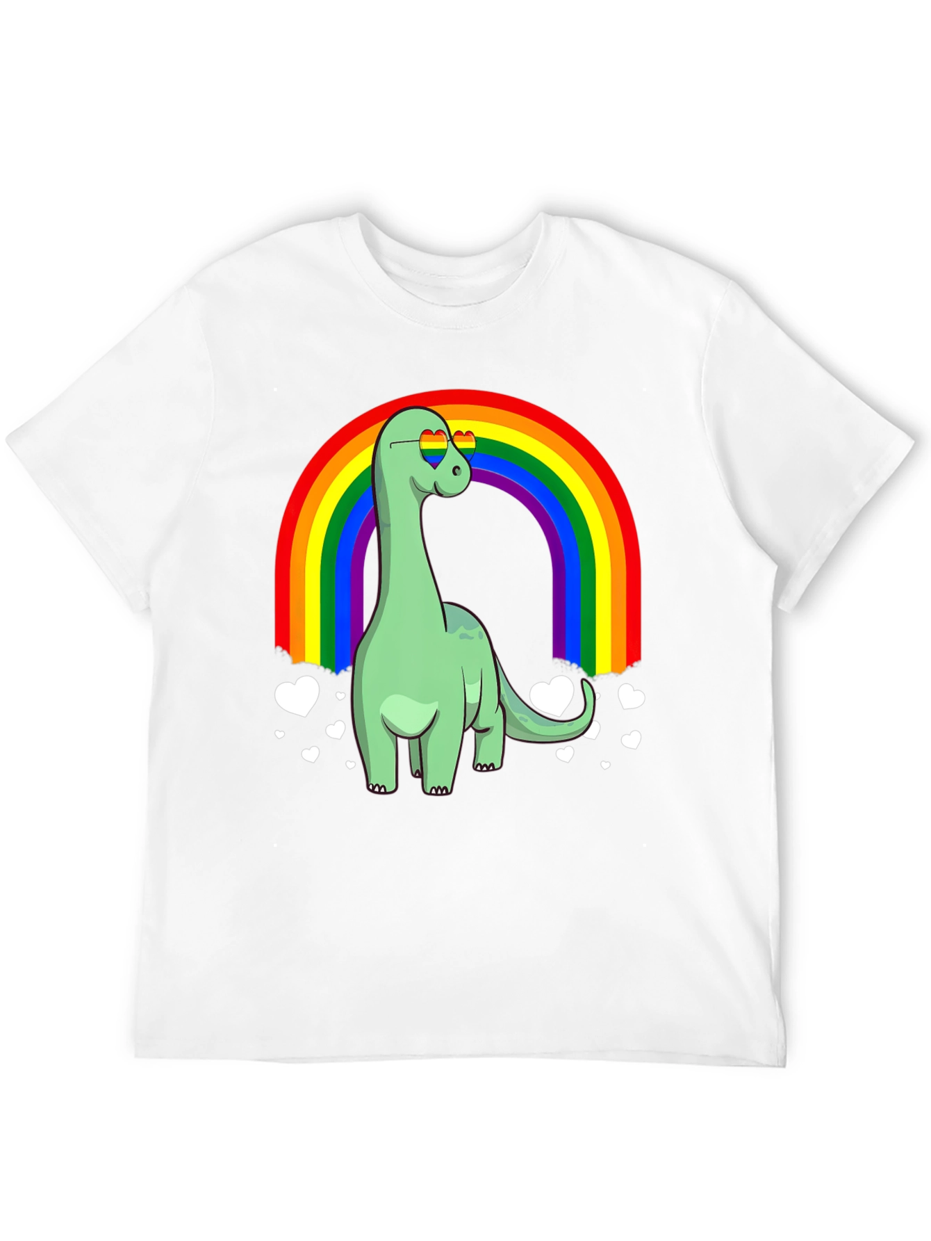 Dino Rainbow Pride T-Shirt