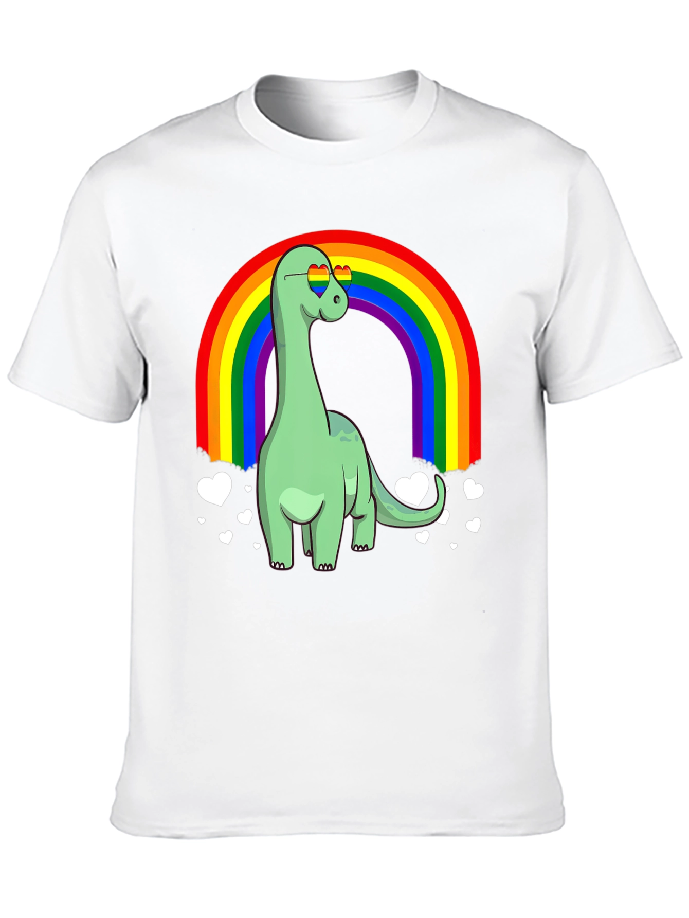 Dino Rainbow Pride T-Shirt