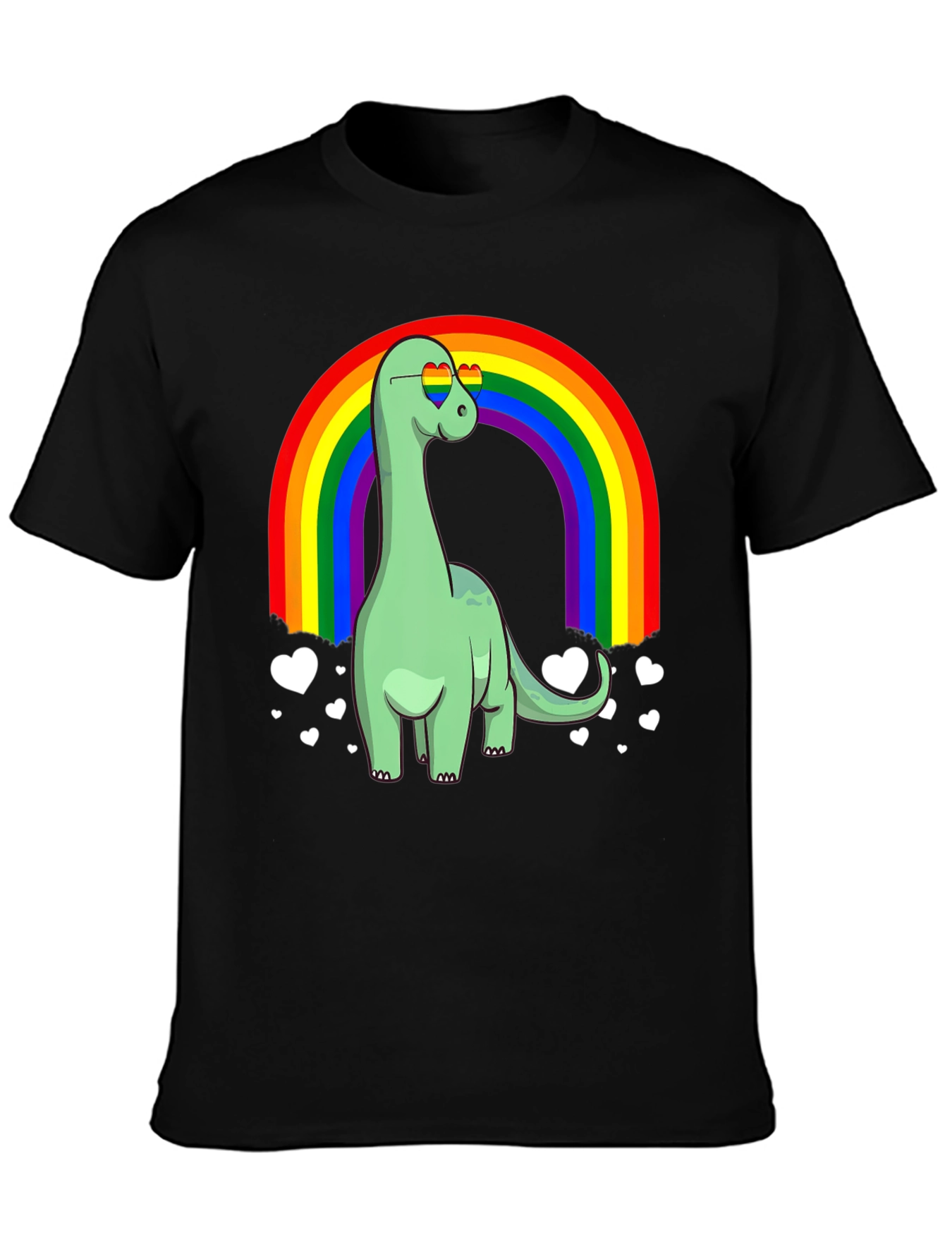 Dino Rainbow Pride T-Shirt