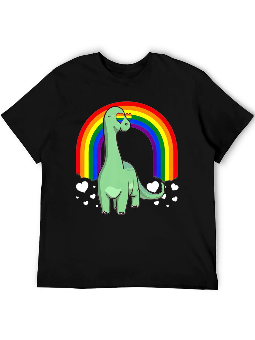 Dino Rainbow Pride T-Shirt