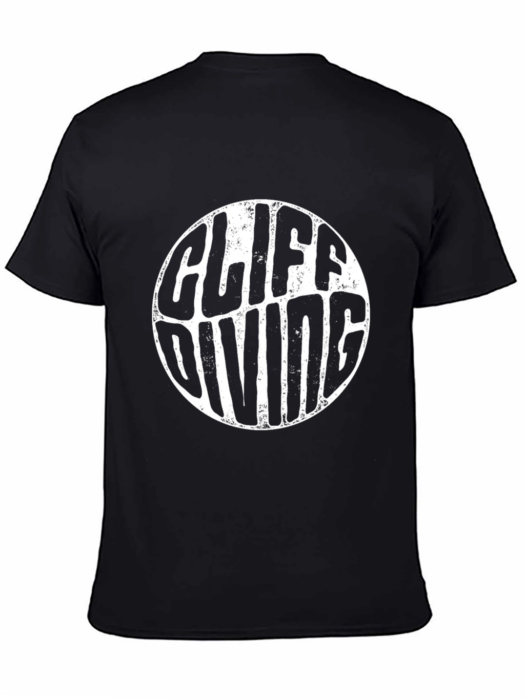 Cliff Diving Graphic Tee - Black
