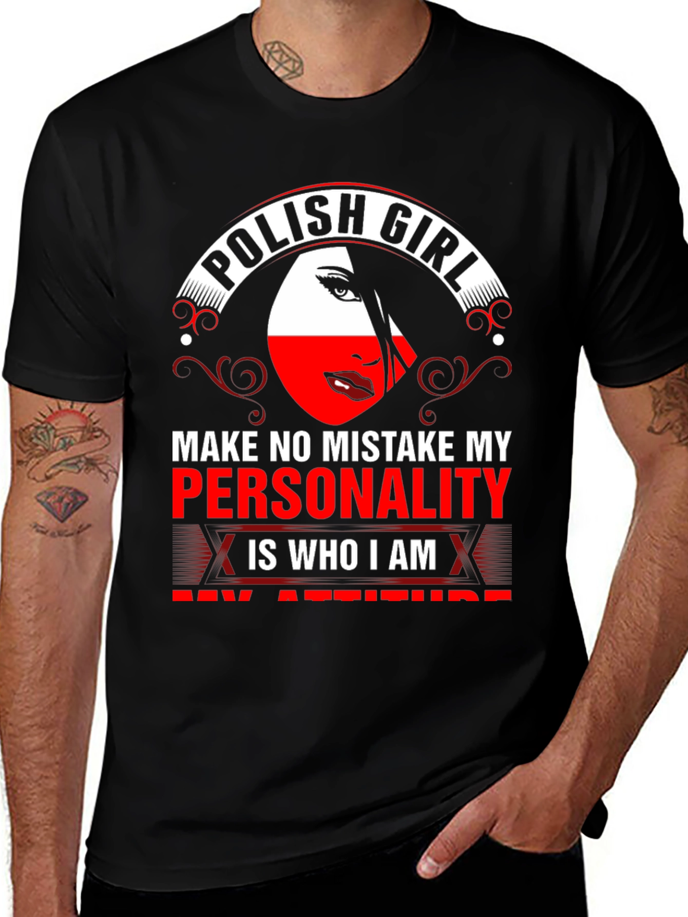 Polish Girl T-Shirt: Personality Pride Tee