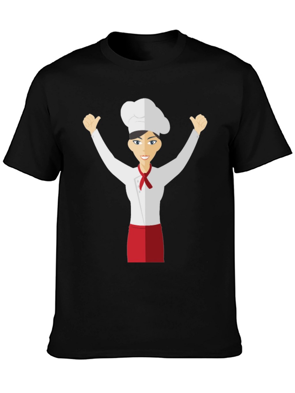 Chef Cartoon Graphic T-Shirt