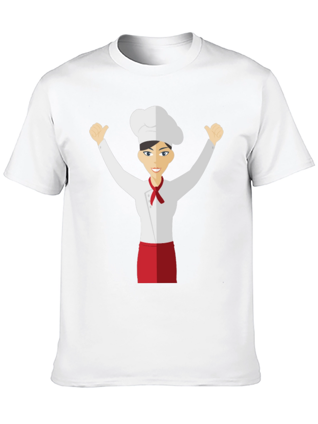 Chef Cartoon Graphic T-Shirt