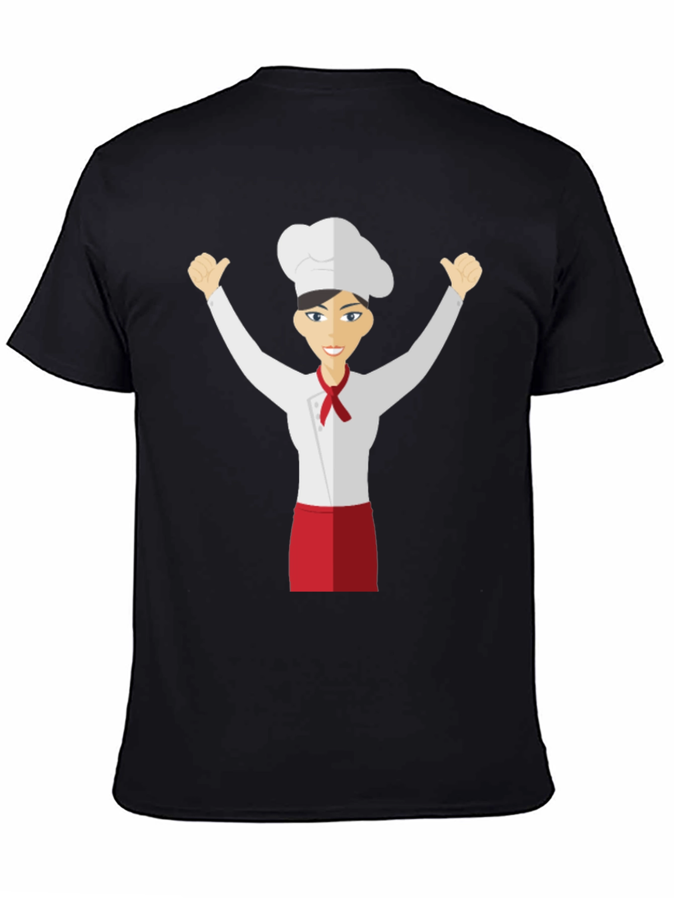 Chef Cartoon Graphic T-Shirt