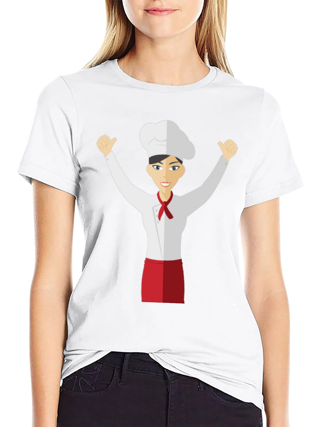 Chef Cartoon Graphic T-Shirt