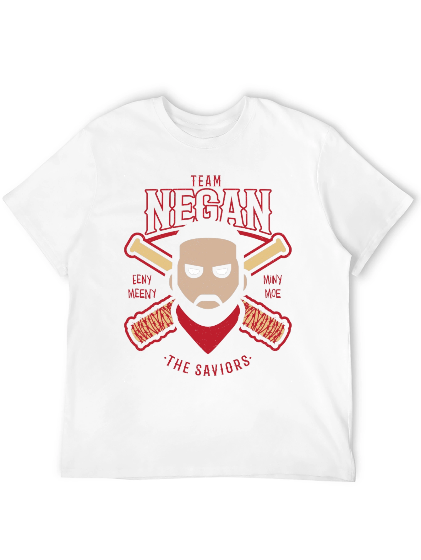 Team Negan Baseball T-Shirt The Walking Dead Tee