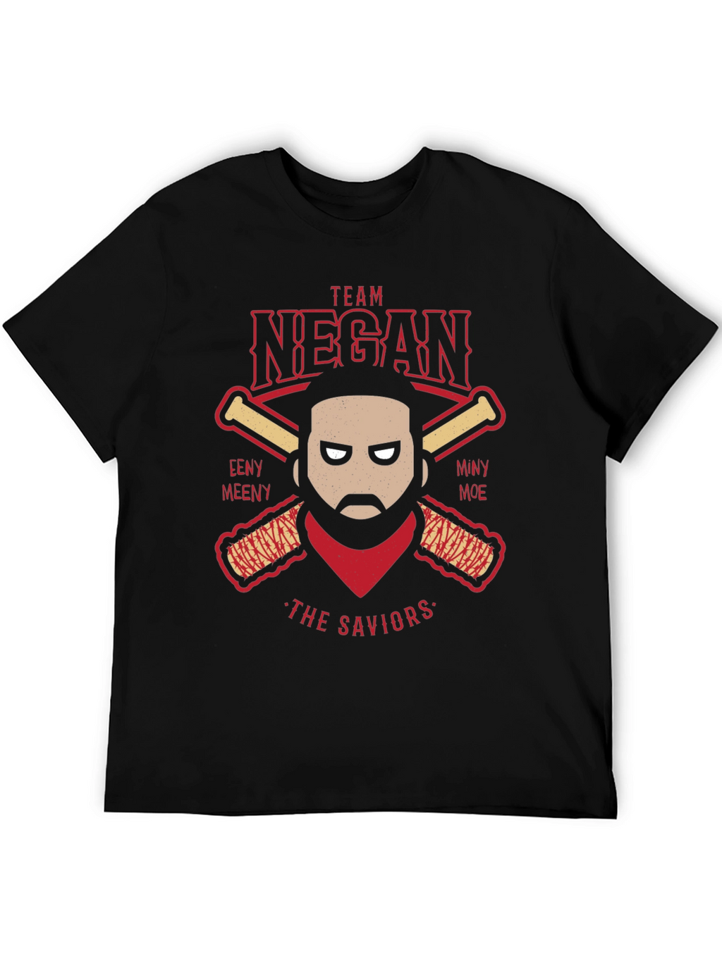 Team Negan Baseball T-Shirt The Walking Dead Tee