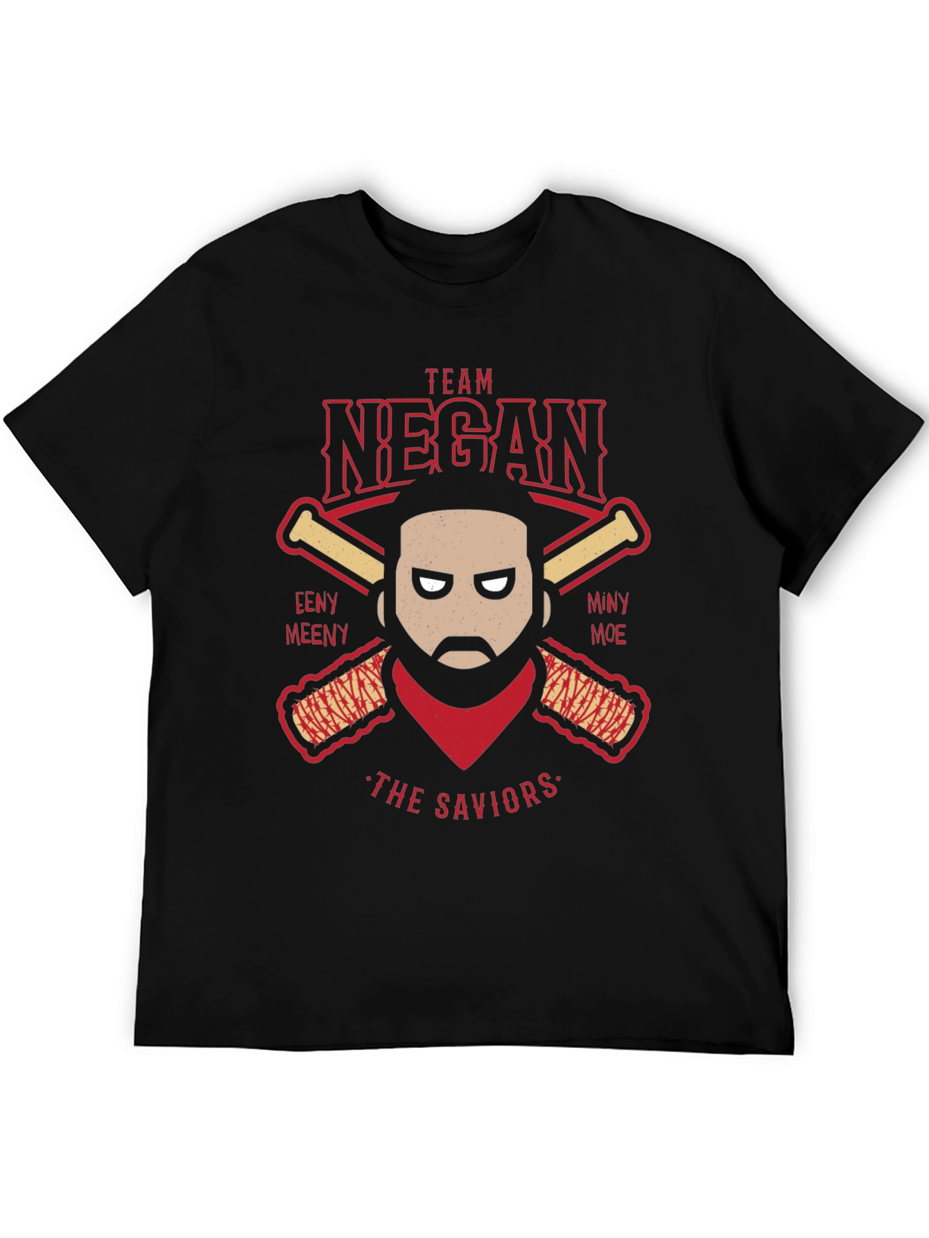 Team Negan Baseball T-Shirt The Walking Dead Tee