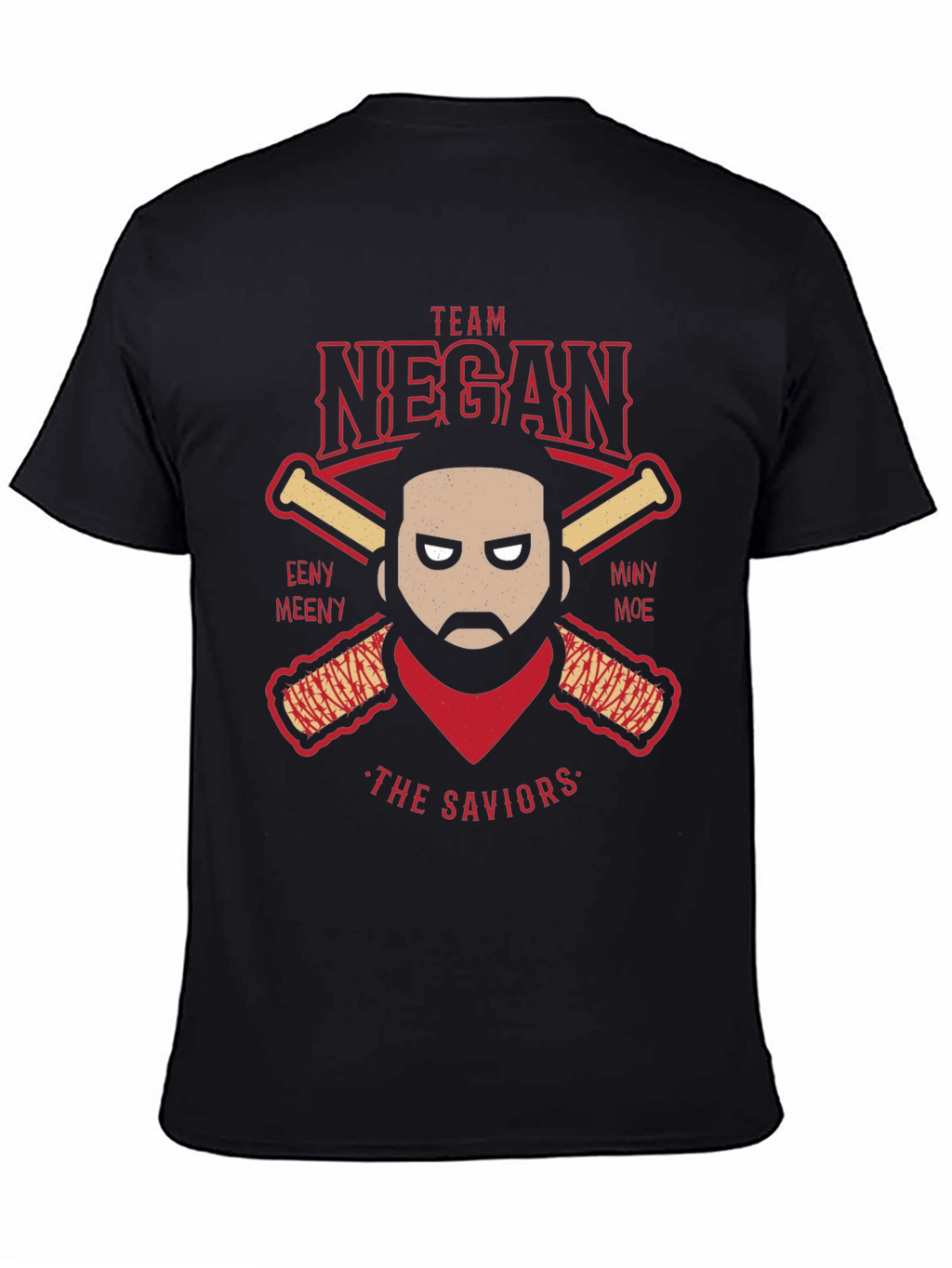 Team Negan Baseball T-Shirt The Walking Dead Tee