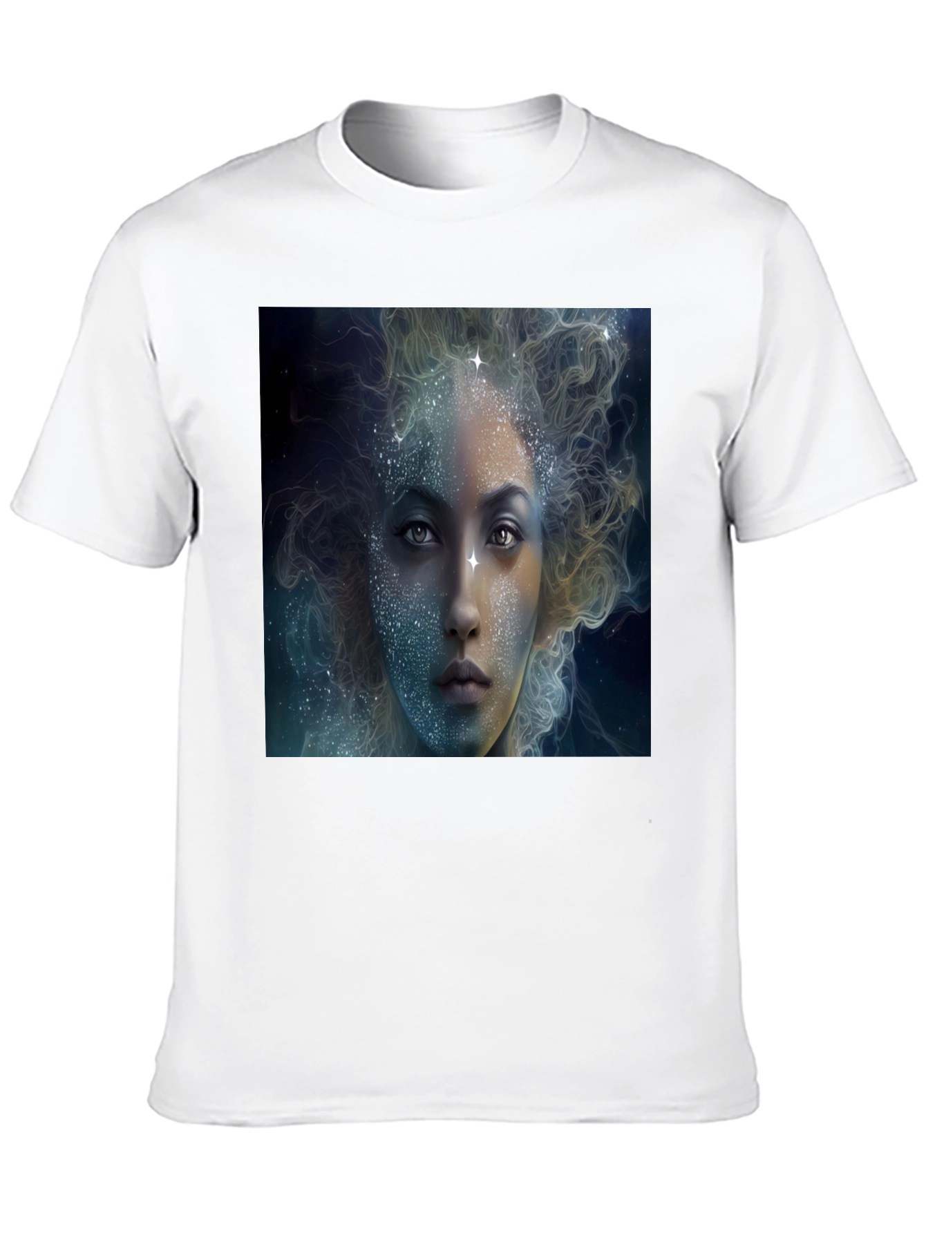 Cosmic Beauty Graphic Tee - Unisex Black T-Shirt
