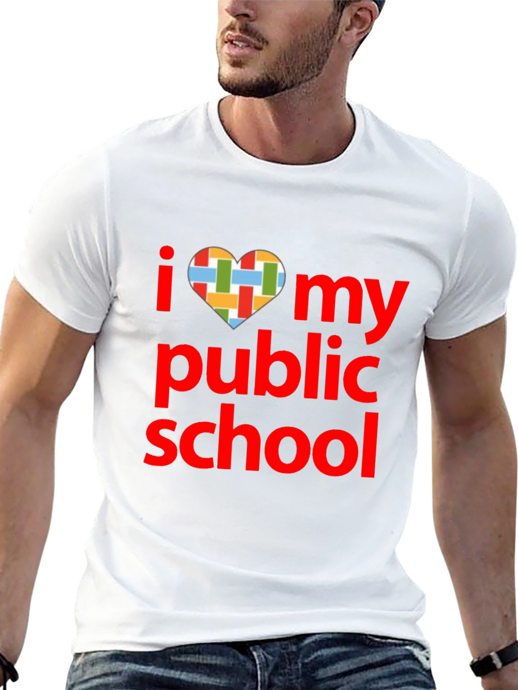 I Love My Public School T-Shirt