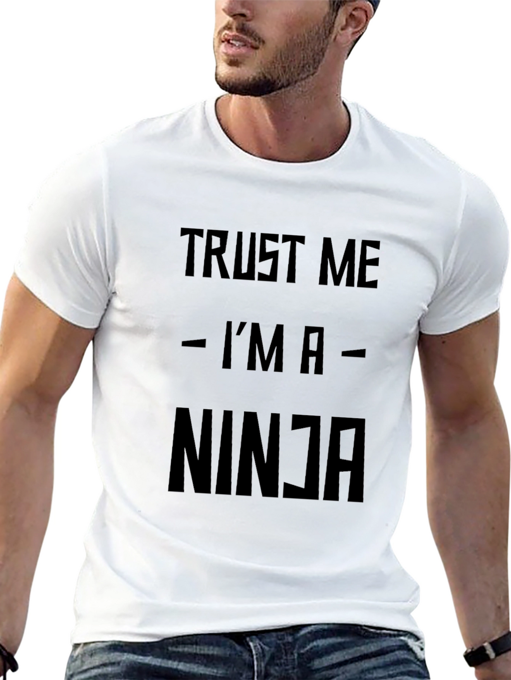 Trust Me Im A Ninja Black T-Shirt