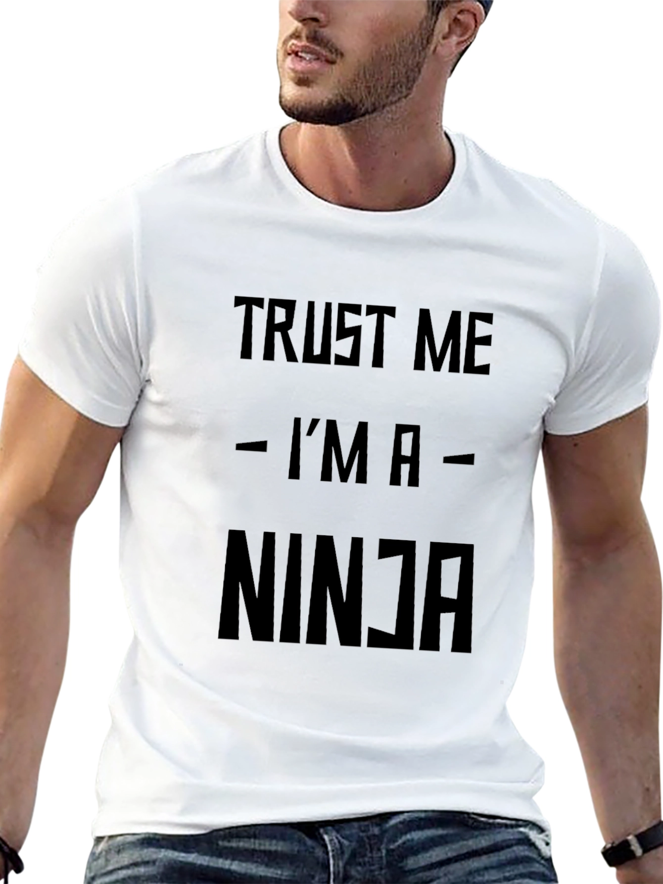 Trust Me Im A Ninja Black T-Shirt