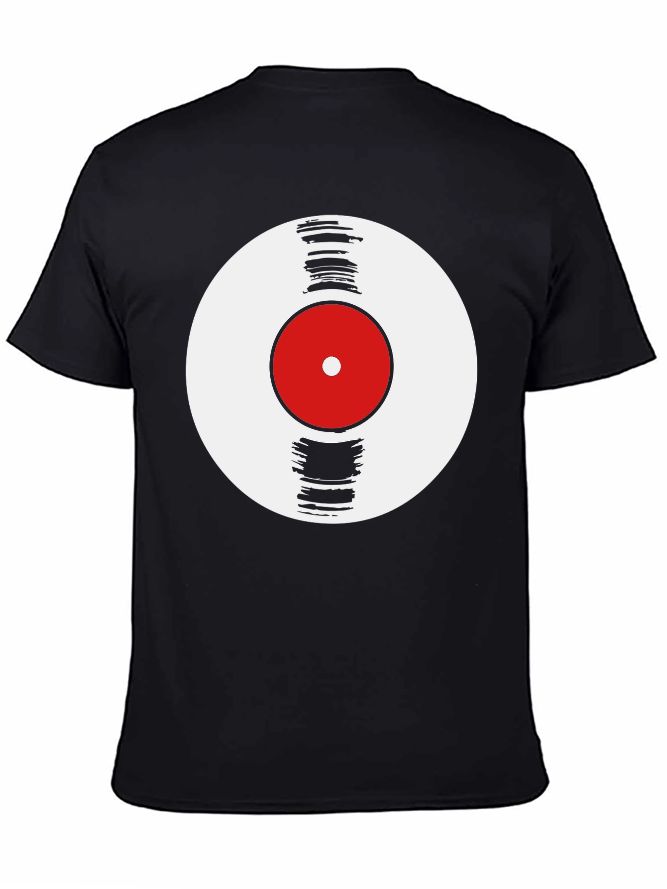 Vinyl Record Graphic Tee - Retro Music T-Shirt