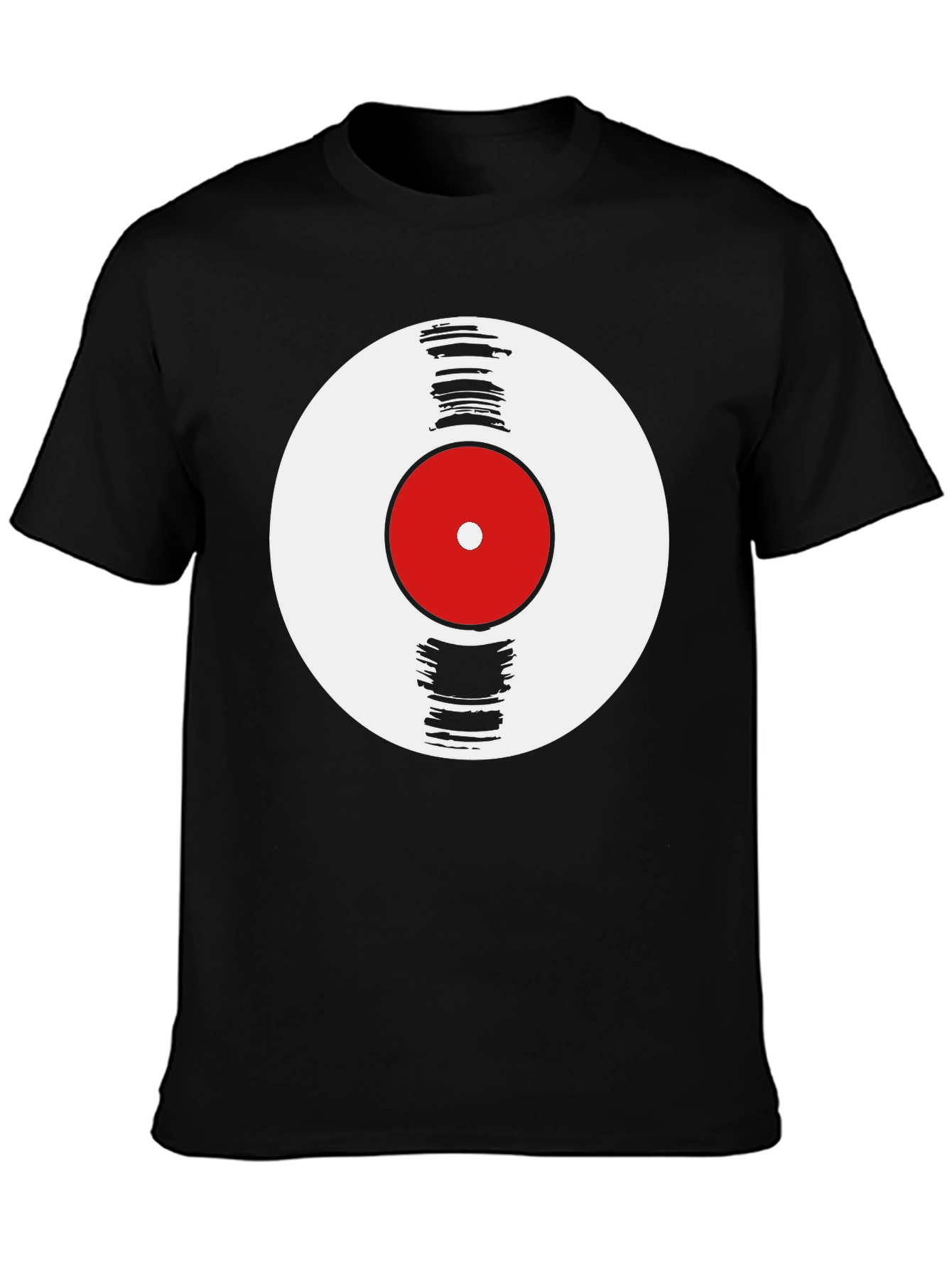 Vinyl Record Graphic Tee - Retro Music T-Shirt