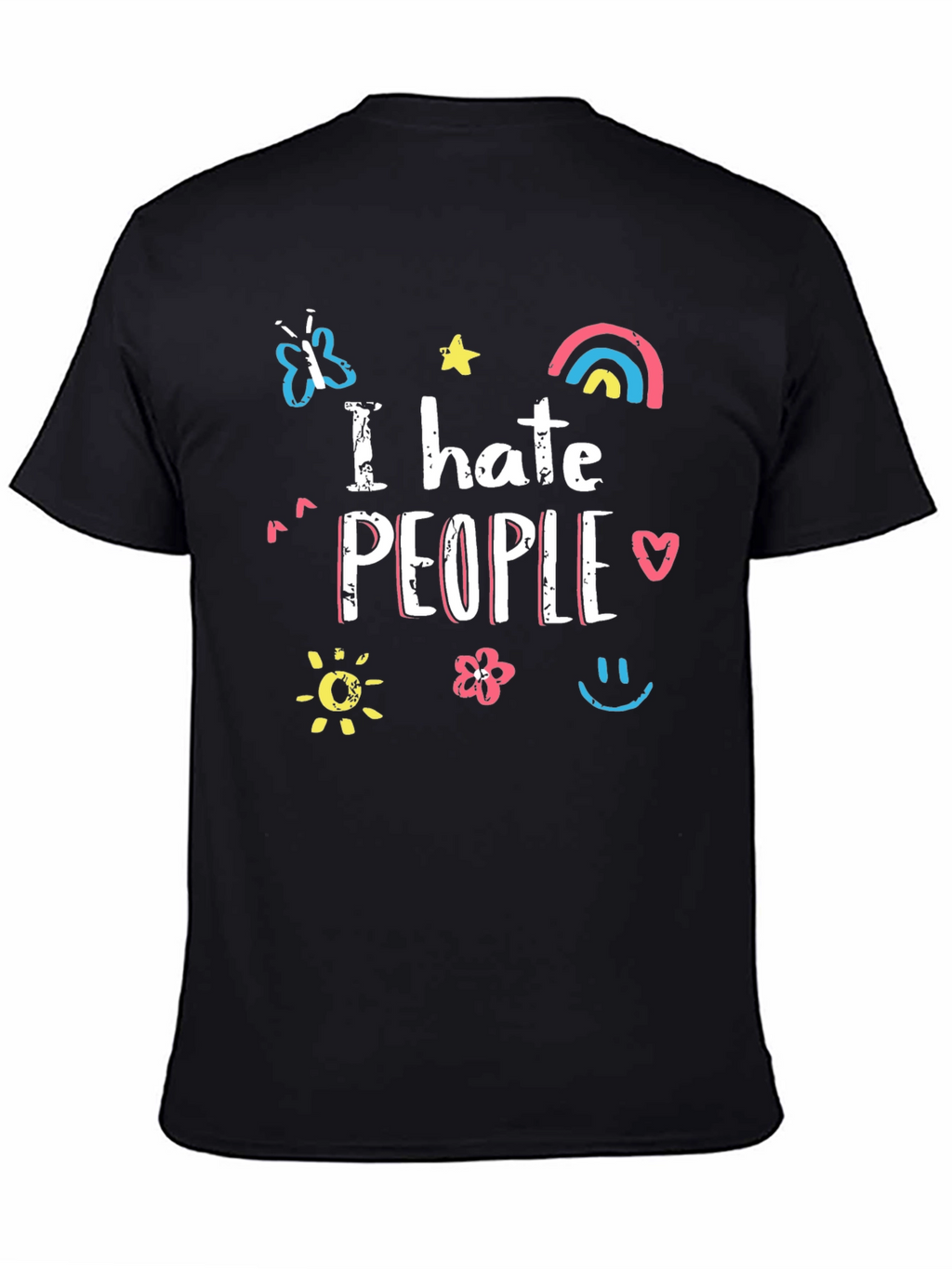I Hate People Graphic Tee - Trendy Unisex T-Shirt