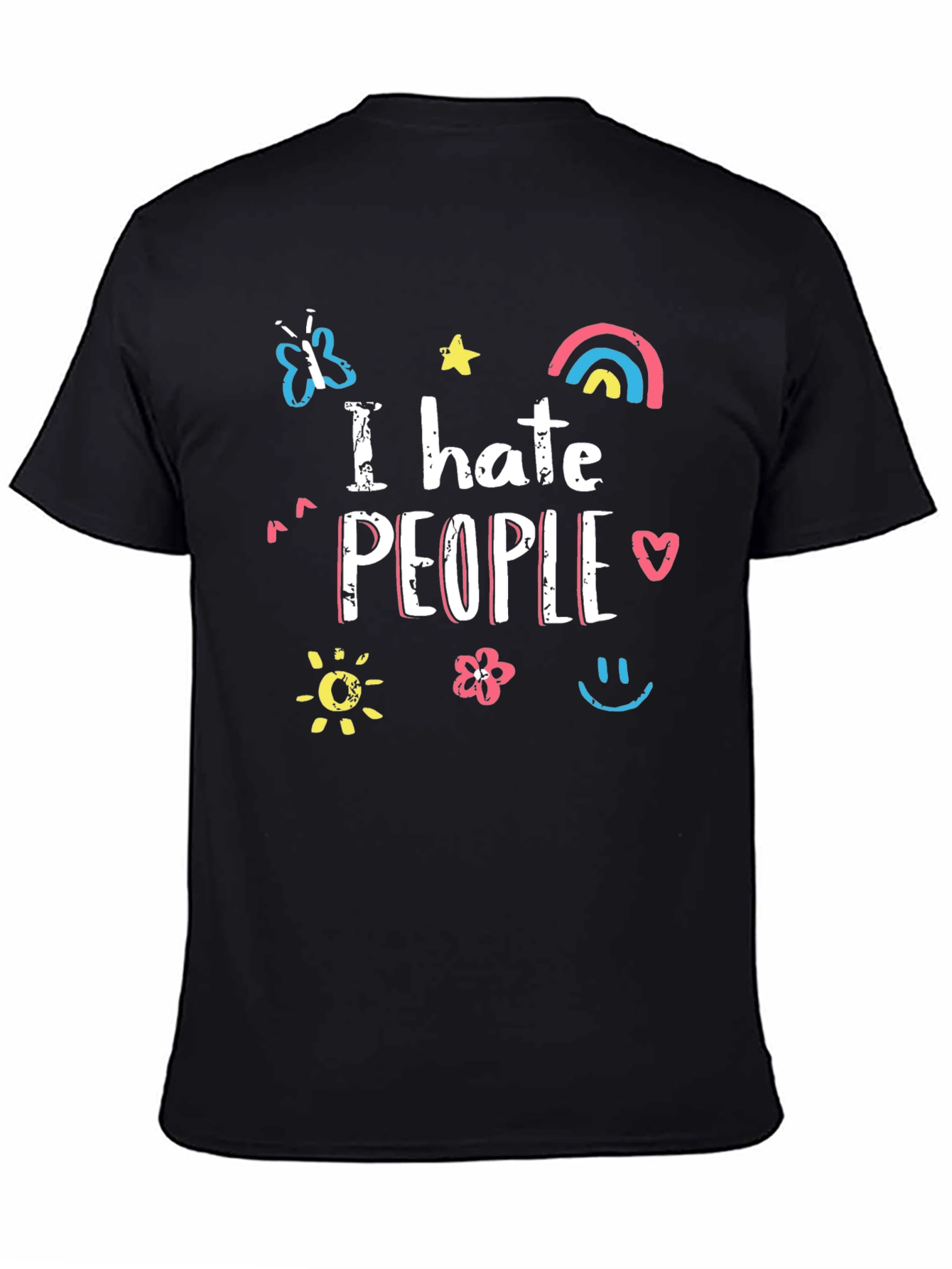 I Hate People Graphic Tee - Trendy Unisex T-Shirt