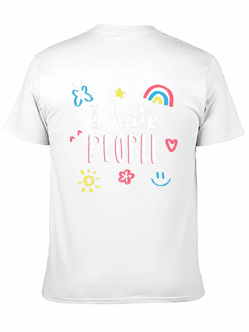 I Hate People Graphic Tee - Trendy Unisex T-Shirt